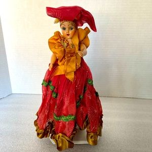 Duchess Dolls Corporation Dolls of All Nations Carmen Miranda type vintage doll